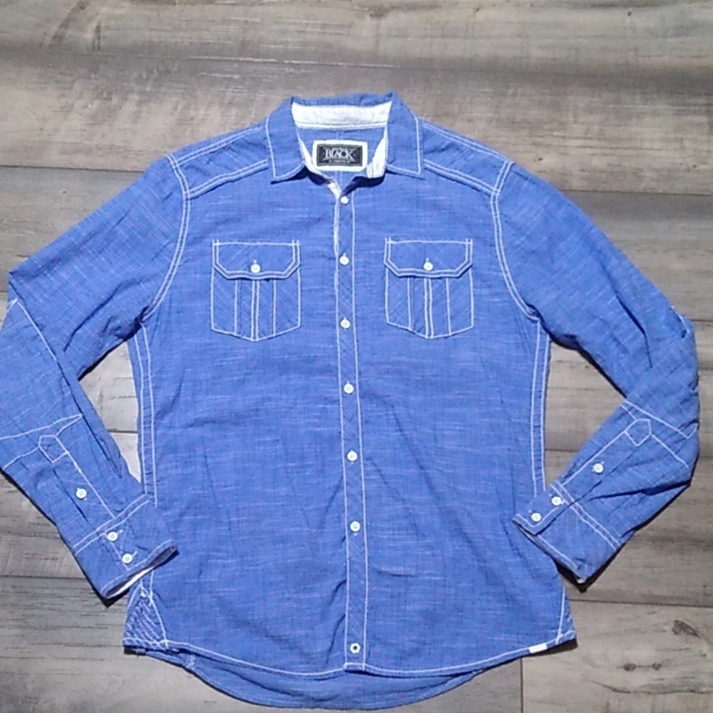 Buckle Blue Men's Shirt